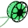 Aigostar - Striscia LED 50m LED/300W/230V IP65 verde
