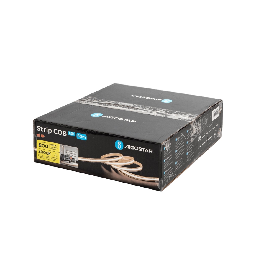 Aigostar - Striscia LED 50m LED/320W/230V 3000K IP65
