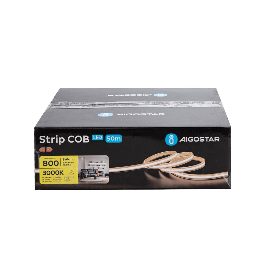 Aigostar - Striscia LED 50m LED/320W/230V 3000K IP65