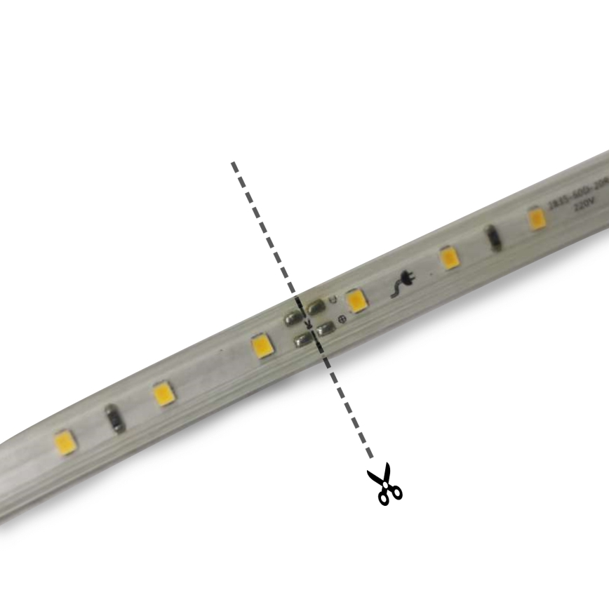 Aigostar - Striscia LED LED/350W/230V 50m blu IP65