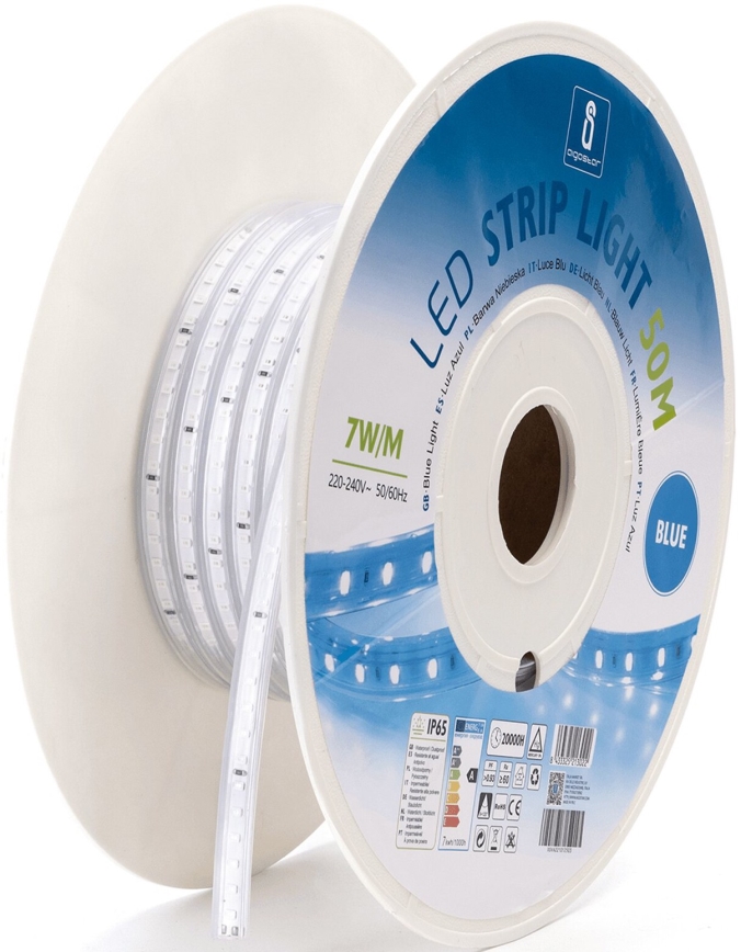 Aigostar - Striscia LED LED/350W/230V 50m blu IP65