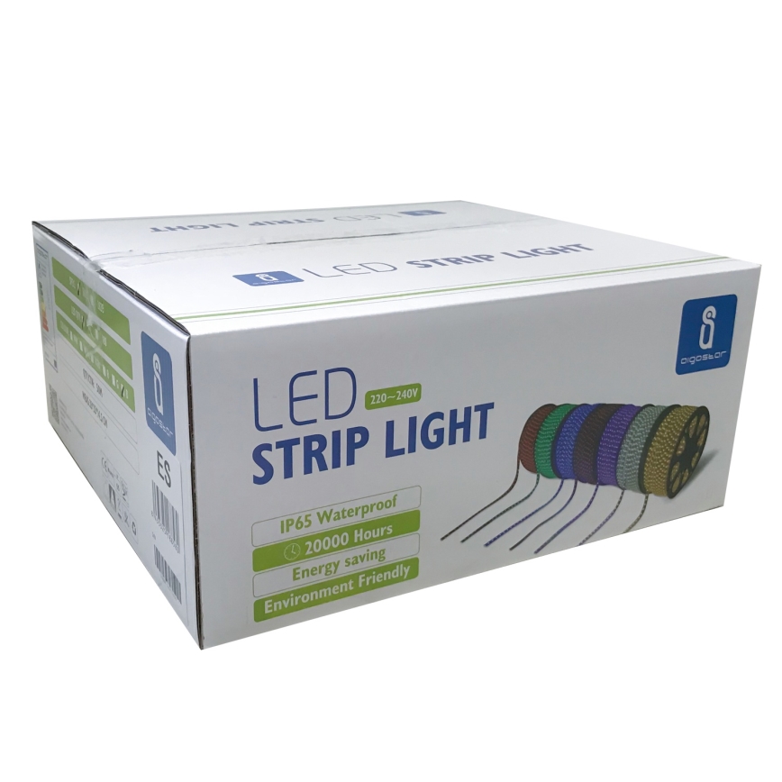 Aigostar - Striscia LED per esterni 50 m LED/300 W/230 V blu IP65