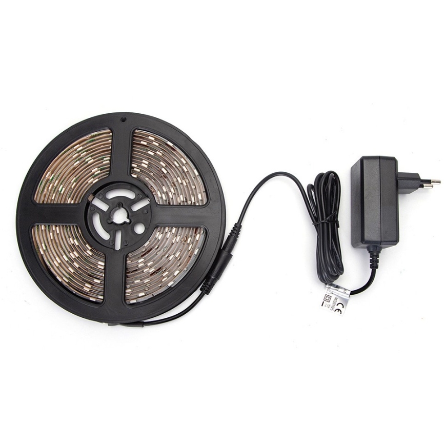 Aigostar - Striscia LED RGB dimmerabile 5 m, 24 W, 12 V/230 V, IP65 + telecomando