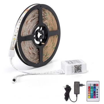 Aigostar - Striscia LED RGB dimmerabile 6,5m LED/16,5W/12/230V 3000K Wi-Fi