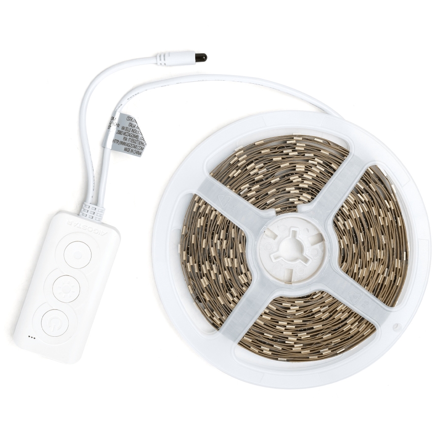 Aigostar - Striscia LED RGBIC dimmerabile 10 m LED/24W/24V + telecomando Wi-Fi