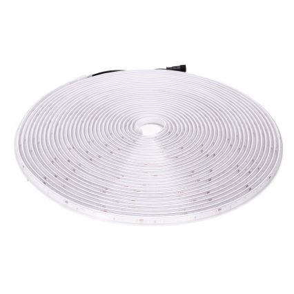 Aigostar - Striscia LED solare dimmerabile/20W/3,2V 20 m 6500K IP65 + telecomando