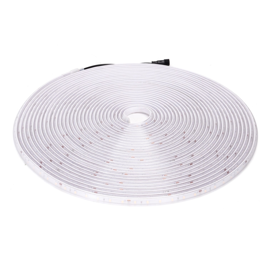 Aigostar - Striscia LED solare dimmerabile/20W/3,2V 20 m 6500K IP65 + telecomando
