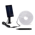 Aigostar - Striscia LED solare RGB dimmerabile LED/1,6W/3,2V 3+2m IP65 1800 mAh + telecomando