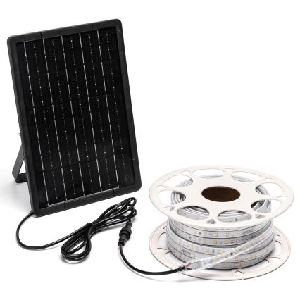 Aigostar - Striscia LED solare dimmerabile LED/10W/3,2V 10 m 2700K IP65 8000 mAh + telecomando