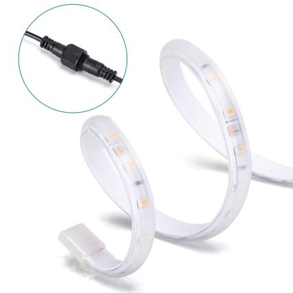 Aigostar - Striscia solare LED dimmerabile LED/5W/3,2V 5 m 2700K IP65 + Telecomando