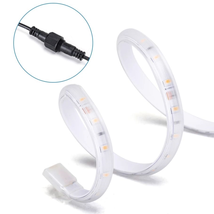 Aigostar - Striscia solare LED dimmerabile LED/5W/3,2V 5 m 2700K IP65 + Telecomando