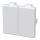 Aigostar - Tappo terminale 23,4x47 mm bianco