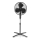 Aigostar - Ventilatore a piantana 40W/230V Ø 40 cm nero