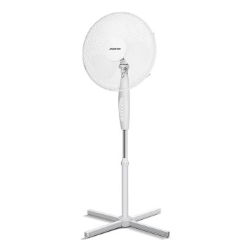 Aigostar - Ventilatore a piantana 45W/230V Ø 41 cm bianco