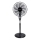 Aigostar - Ventilatore a piantana 55W/230V 130 cm nero + telecomando