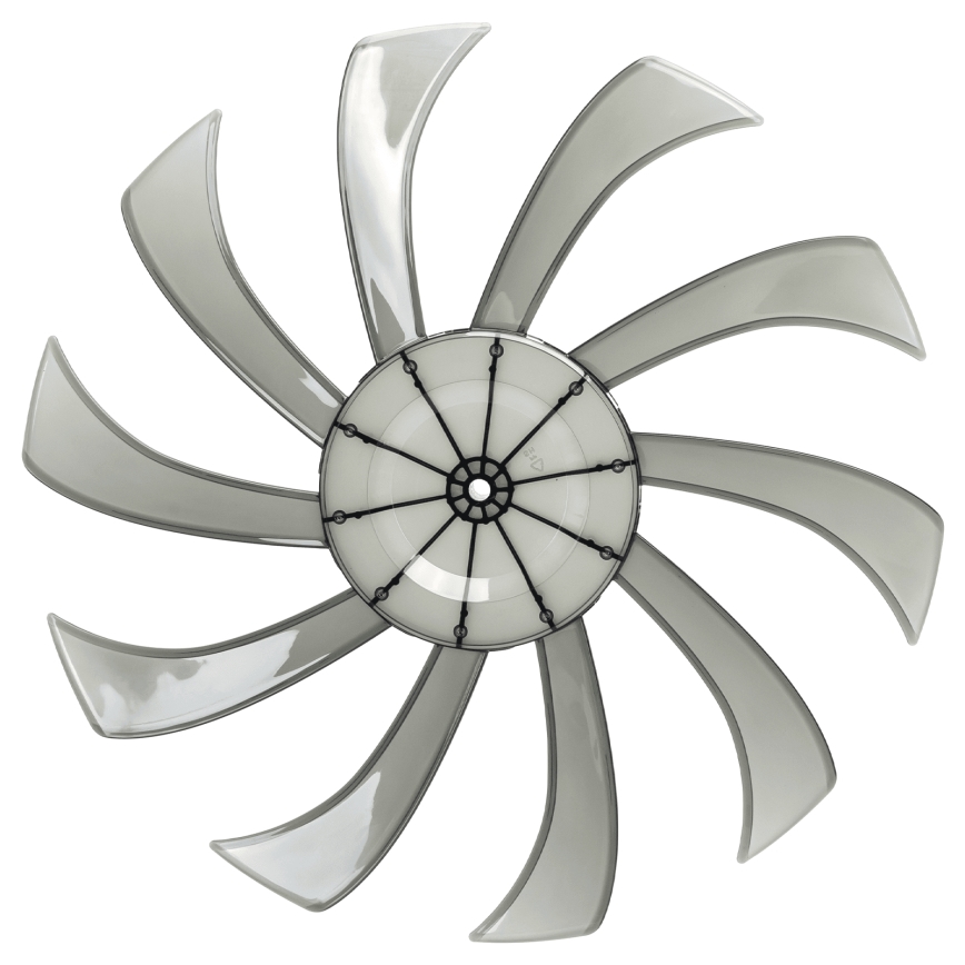 Aigostar - Ventilatore a piantana 55W/230V 130 cm nero + telecomando