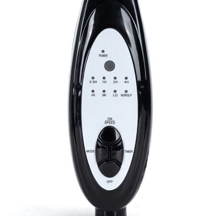 Aigostar - Ventilatore a piantana 55W/230V 130 cm nero + telecomando