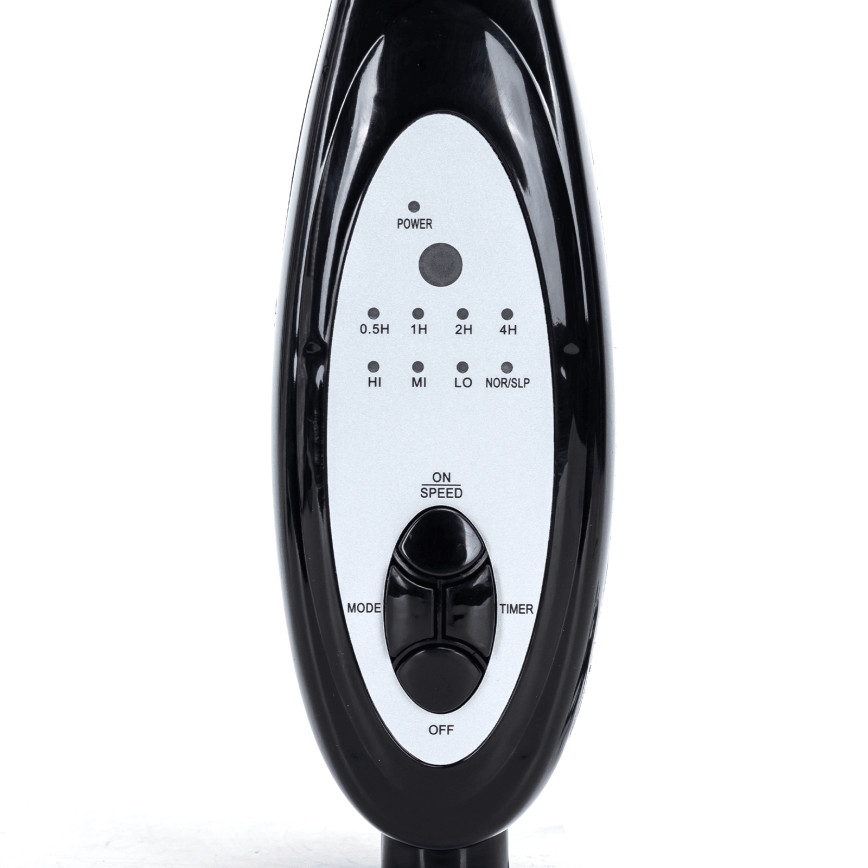 Aigostar - Ventilatore a piantana 55W/230V 130 cm nero + telecomando