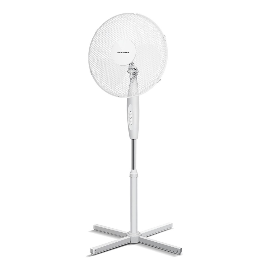 Aigostar - Ventilatore a torre 45W/230V 125 cm bianco