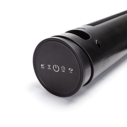 Aigostar - Ventilatore a torre 45W/230V nero + telecomando