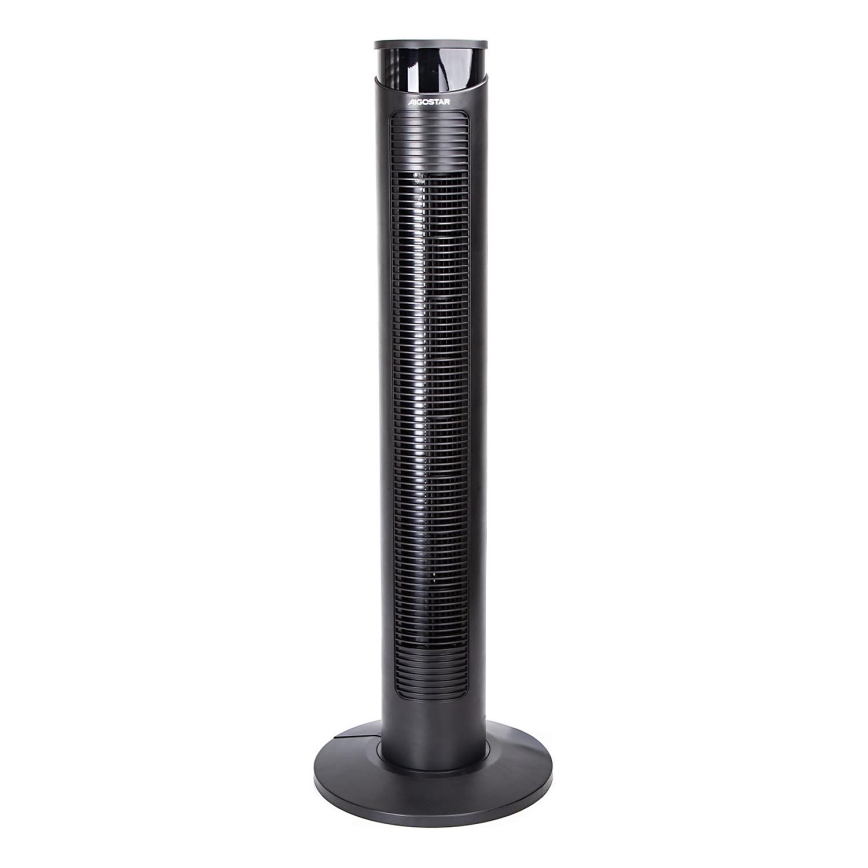 Aigostar - Ventilatore a torre 45W/230V nero + telecomando
