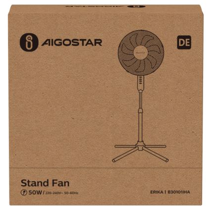 Aigostar - Ventilatore a torre 50W/230V 120 cm bianco