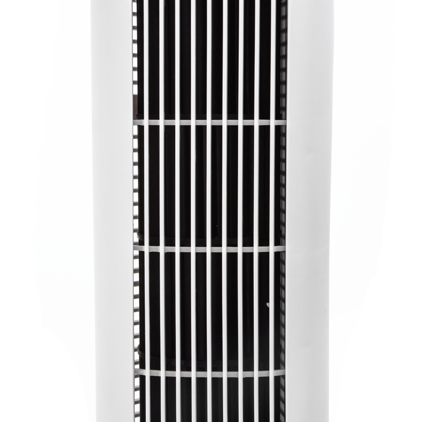 Aigostar - Ventilatore a torre 50W/230V bianco + telecomando