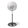 Aigostar - Ventilatore a torre 50W/230V cromo lucido/nero