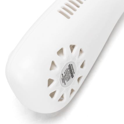 Aigostar - Ventilatore da collo ricaricabile 4W/5V 2000mAh bianco