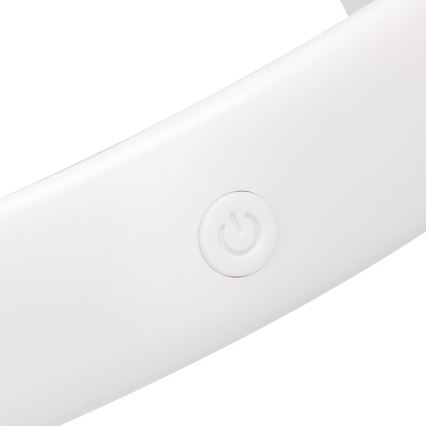 Aigostar - Ventilatore da collo ricaricabile 4W/5V 2000mAh bianco