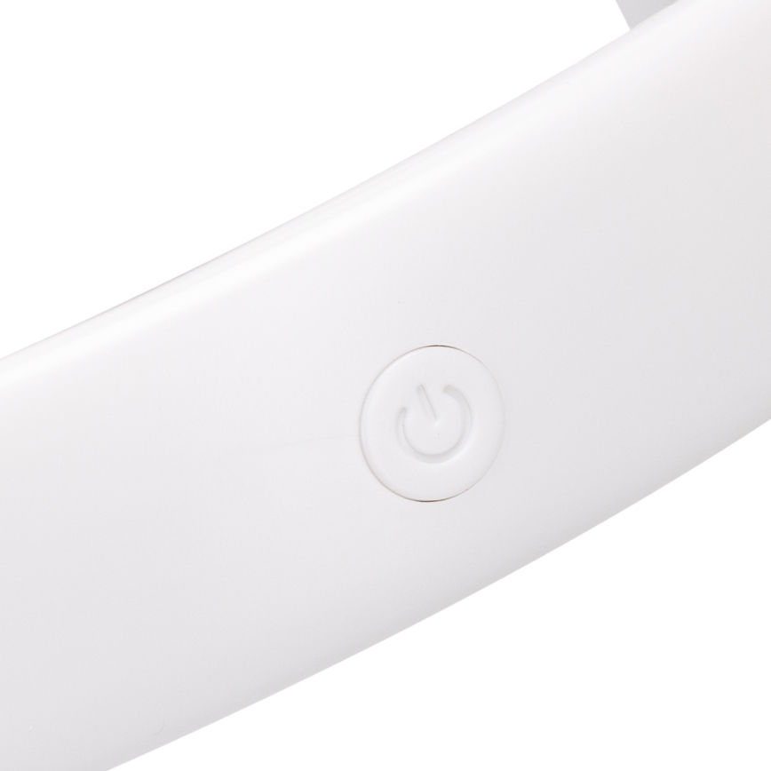 Aigostar - Ventilatore da collo ricaricabile 4W/5V 2000mAh bianco