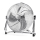 Aigostar - Ventilatore da pavimento 100W/230V cromo lucido