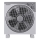 Aigostar - Ventilatore da pavimento 35W/230V diam. 30 cm bianco/grigio
