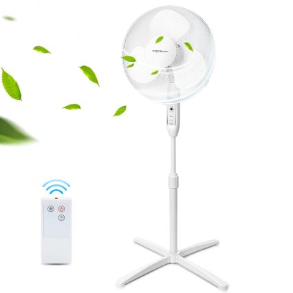 Aigostar - Ventilatore da pavimento 40W/230V 120 cm bianco