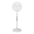 Aigostar - Ventilatore da pavimento 40W/230V bianco