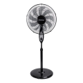 Aigostar - Ventilatore da piantana 60W/230V 130 cm nero + telecomando