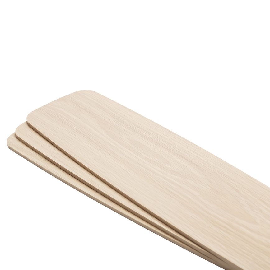 Aigostar - Ventilatore da soffitto dimmerabile a LED LED/20W/230V 2700-6500K 132cm bianco/beige + telecomando