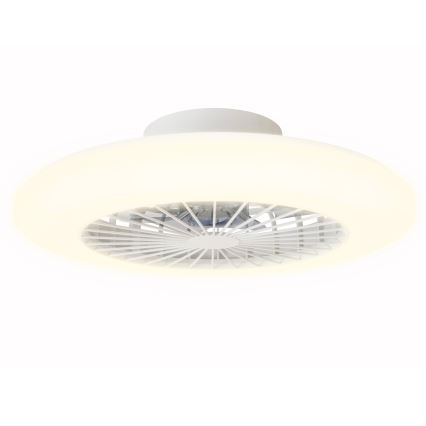 Aigostar - LED Plafoniera dimmerabile con ventilatore LED/40W/230V 2700-6500K diametro 48,5 cm bianco + telecomando