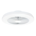 Aigostar - Ventilatore da soffitto dimmerabile a LED LED/40W/230V 2700-6500K diametro 48 cm + telecomando bianco