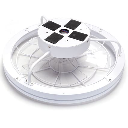 Aigostar - Ventilatore da soffitto dimmerabile a LED LED/40W/230V 2700-6500K diametro 48 cm + telecomando bianco
