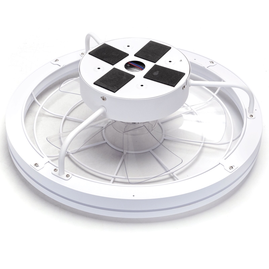 Aigostar - Ventilatore da soffitto dimmerabile a LED LED/40W/230V 2700-6500K diametro 48 cm + telecomando bianco