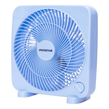 Aigostar - Ventilatore da tavolo 30W/230V blu