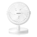 Aigostar - Ventilatore da tavolo 3W/5V bianco