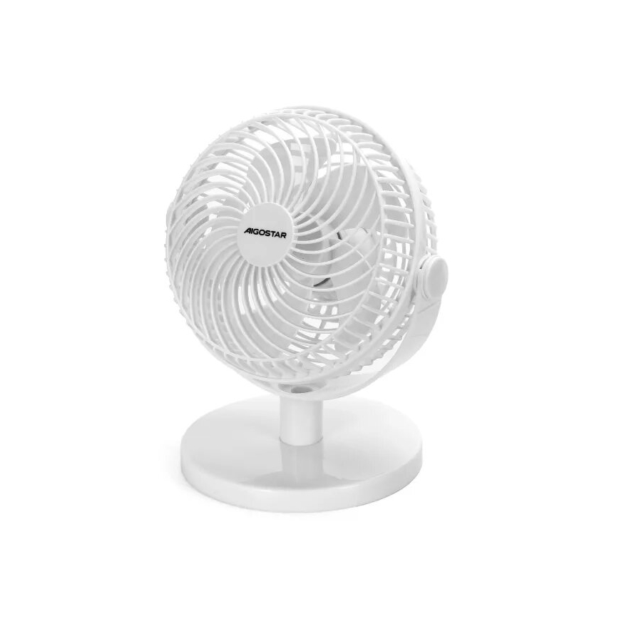Mini Ventilatore Da Tavolo Bianco: Fresco E Silenzioso Per Ufficio E Casa