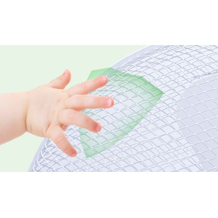 Aigostar - Ventilatore da tavolo 40W/230V bianco