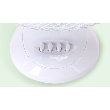Aigostar - Ventilatore da tavolo 40W/230V bianco