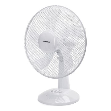 Aigostar - Ventilatore da tavolo 45W/230V bianco
