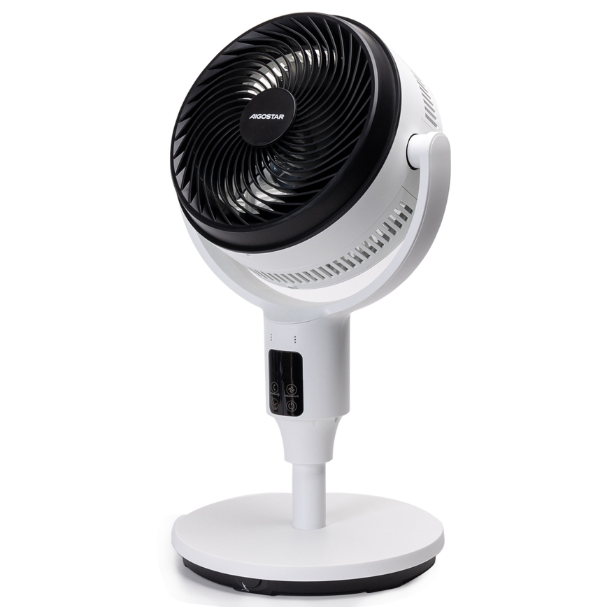 Aigostar - Ventilatore da terra 24W/230V 108 cm bianco