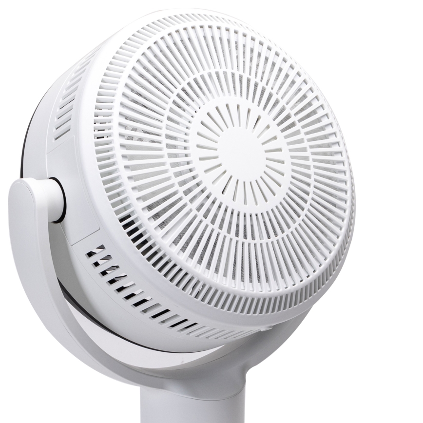 Aigostar - Ventilatore da terra 24W/230V 108 cm bianco