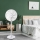Aigostar - Ventilatore su piedistallo 45W/230V diam. 35 cm bianco